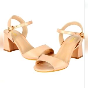 Women's Strappy Chunky Block Heels